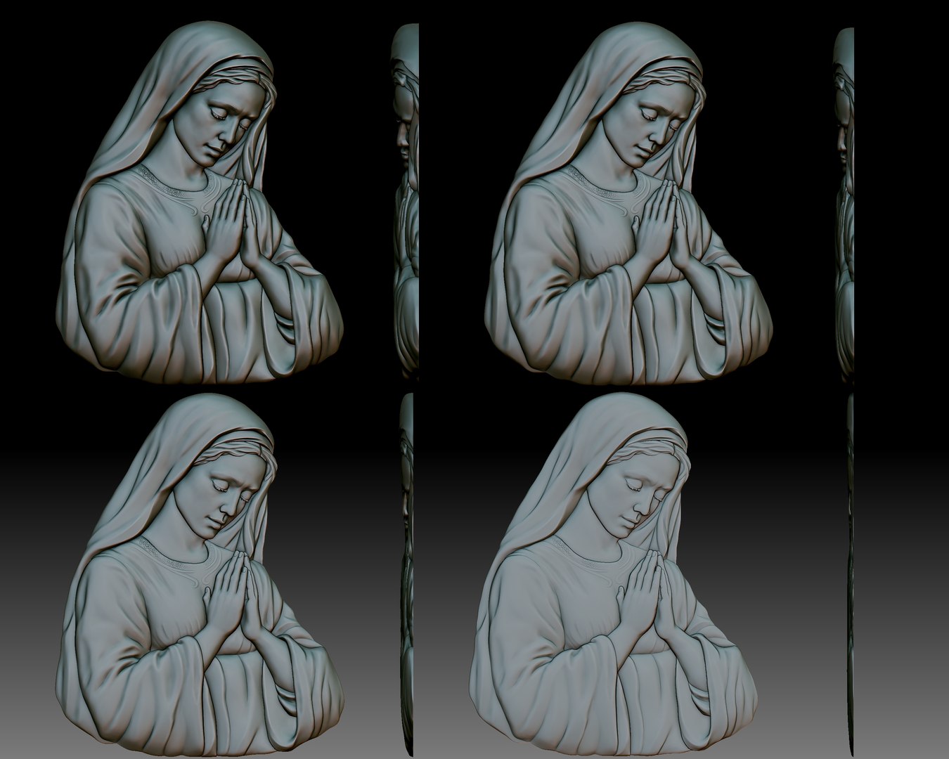 3D model Virgin Mary bas-relief for CNC router or 3D printer https://p.turbosquid.com/ts-thumb/O6/TctjZp/s5/21/jpg/1711157524/1920x1080/fit_q87/6a54a3273d0f92ac25e079dde7aa2de0c742a26b/21.jpg