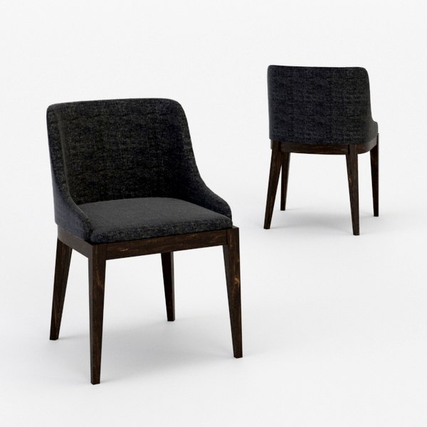 3d Mid-century Dining Chair Model - Turbosquid 1425930