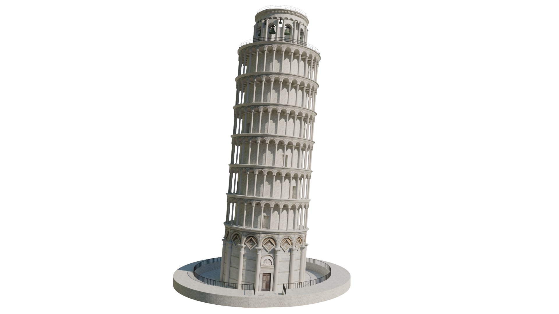 Leaning Tower Of Pisa 3D Model TurboSquid 1920833