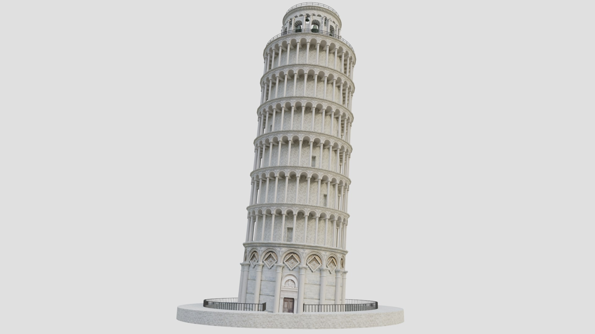 Leaning Tower Of Pisa 3D Model TurboSquid 1920833