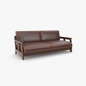 leather sofa 3D model