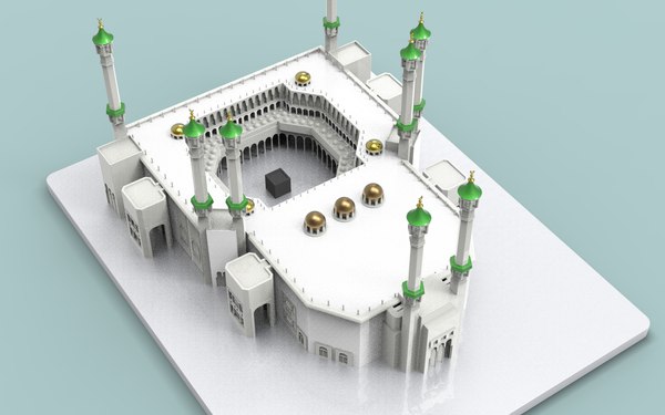禁寺 KSA 沙特阿拉伯王国 天房3D模型 - TurboSquid 2401273
