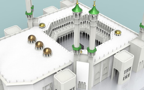 禁寺 KSA 沙特阿拉伯王国 天房3D模型 - TurboSquid 2401273