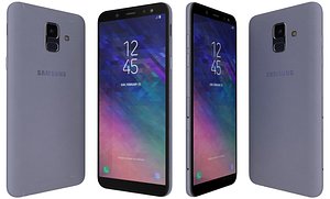 samsung galaxy a6 lavender 3D model