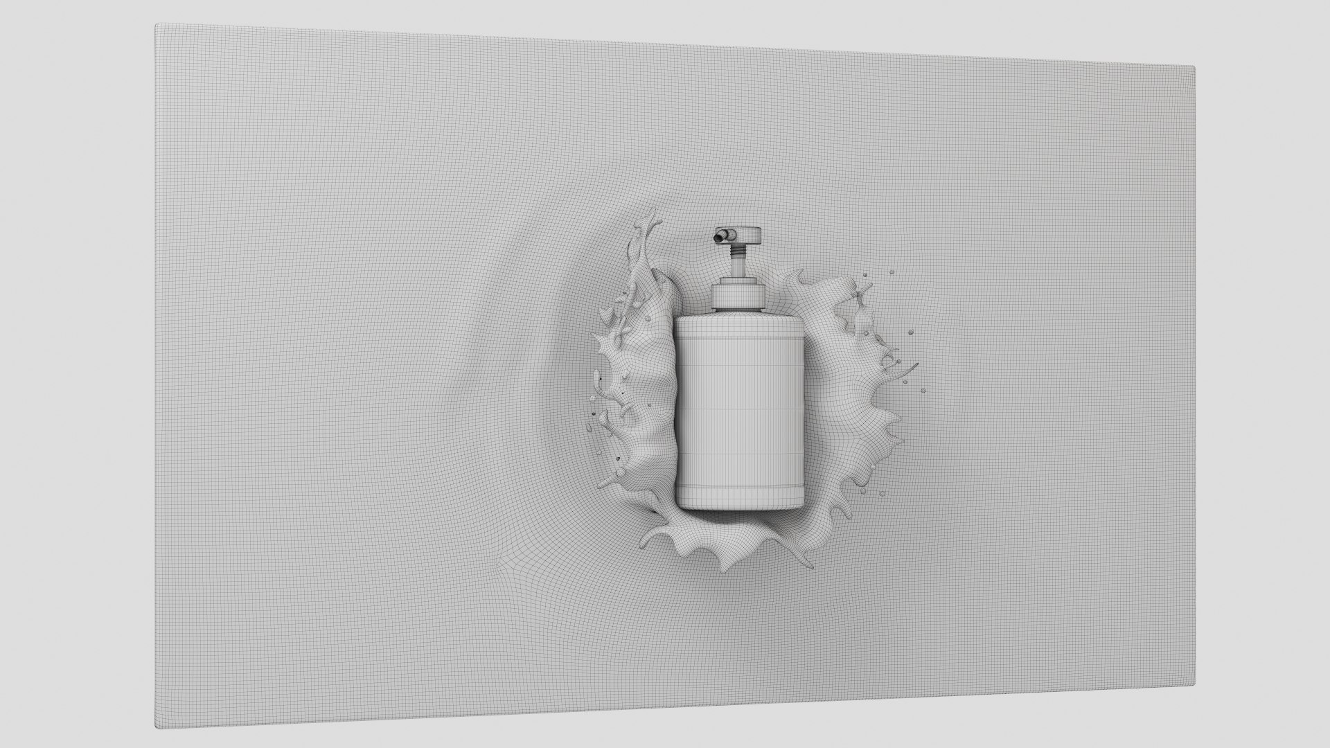 Splash Bottle 700ml Model - TurboSquid 1866878
