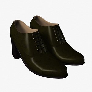 woman shoes 3d fbx