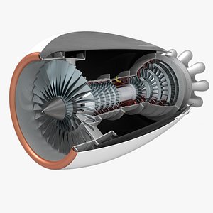 engine cad 3D model