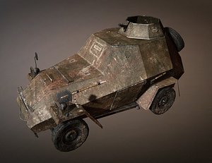 ba-64 tank car 3d obj