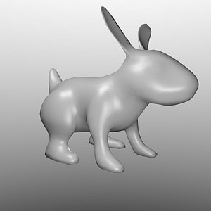 Rabbit_BaseMesh_Free