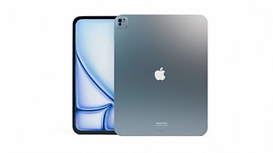Apple iPad Pro M4 High Poly 3D Model