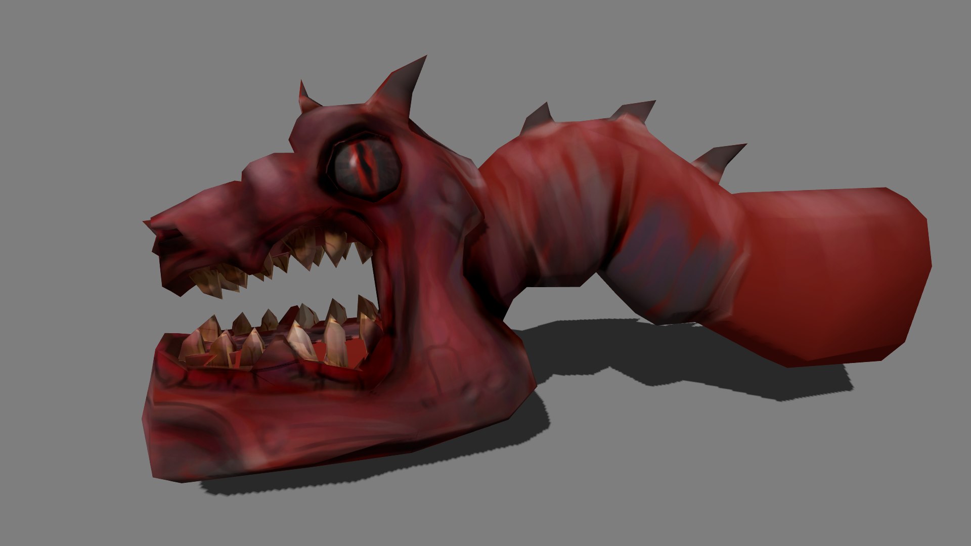 3d model monster animations dragon