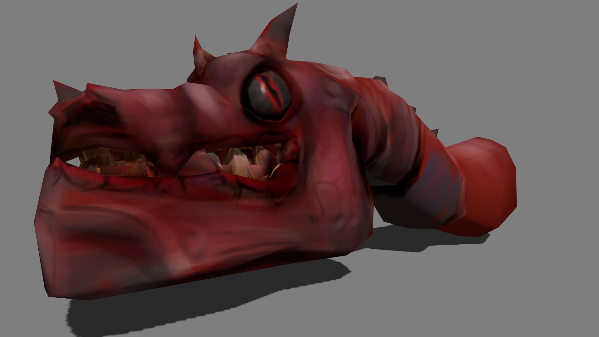 3d model monster animations dragon