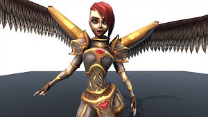 Angle 3d Character Free Model with PBR Textures