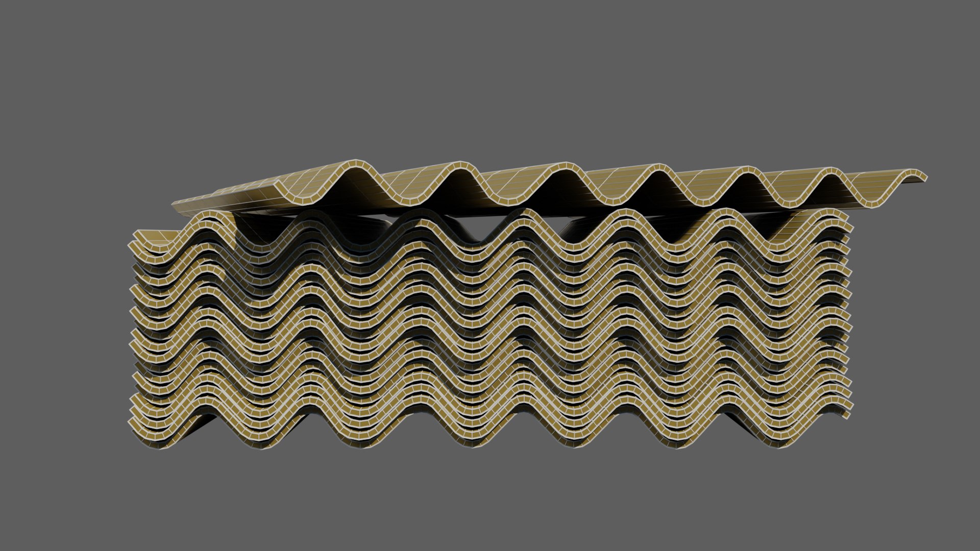 3D Concrete Roof Tiles - TurboSquid 2254318