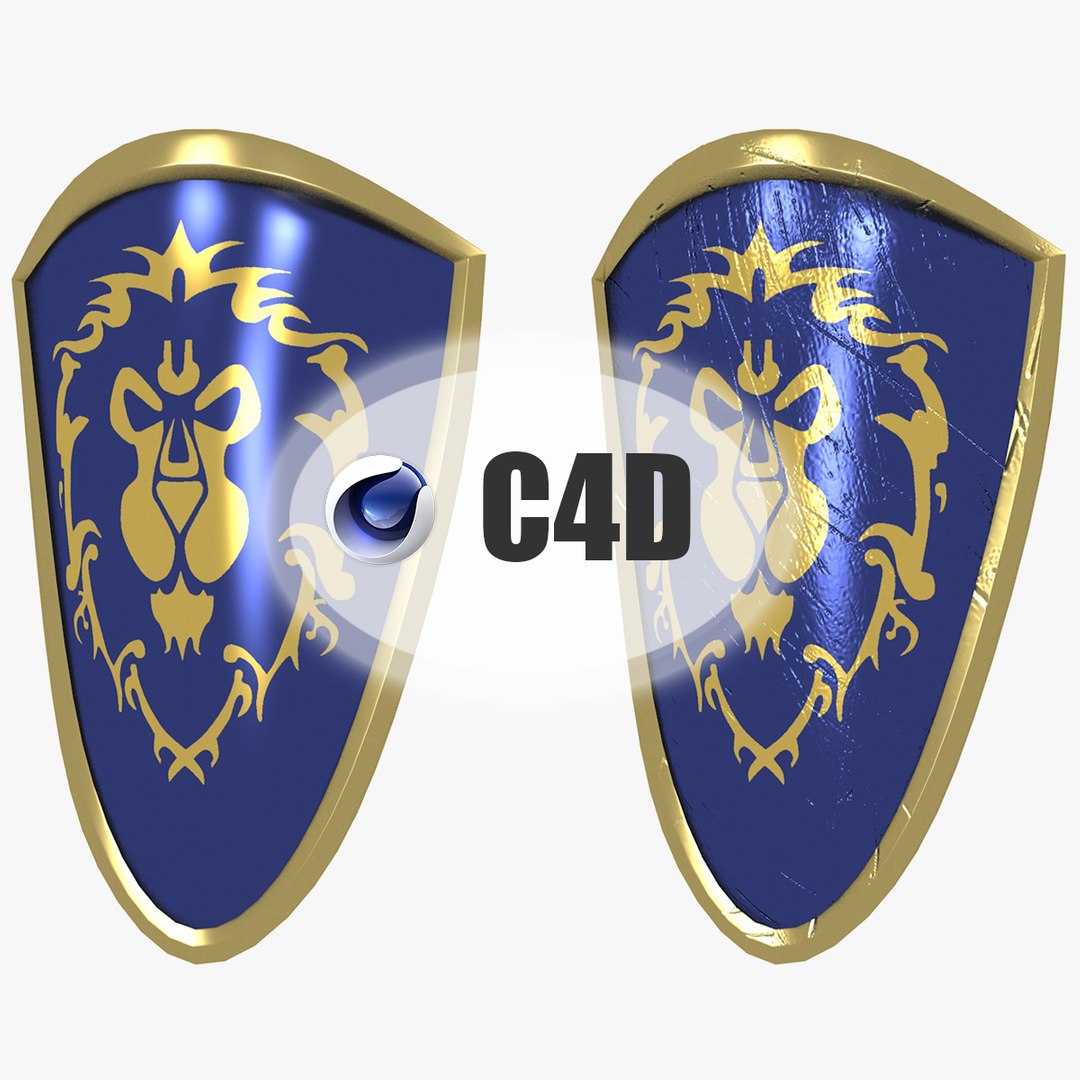 Alliance Shield 3D Model TurboSquid 1694509