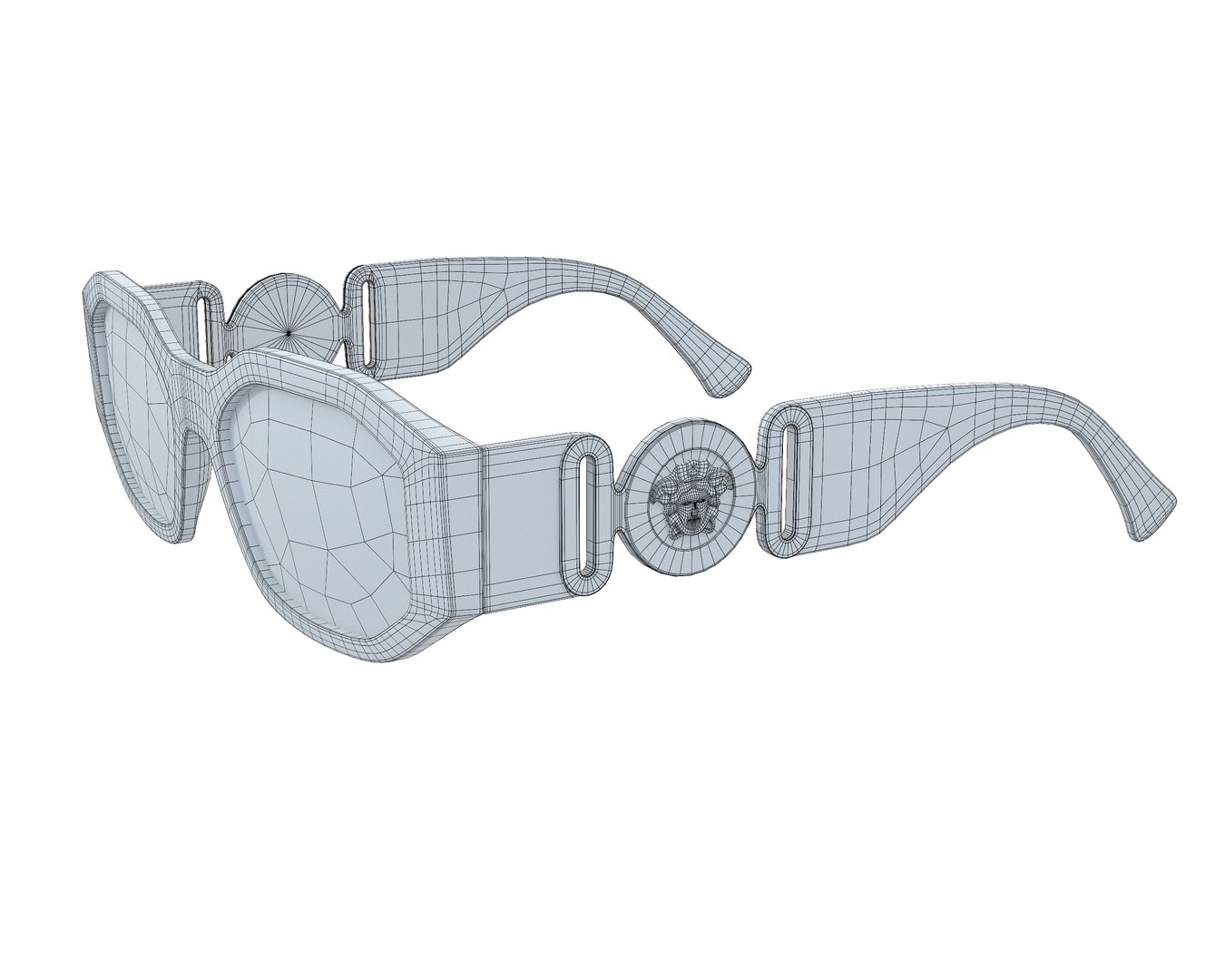 Medusa Biggie Sunglasses 3D Model - TurboSquid 2007122