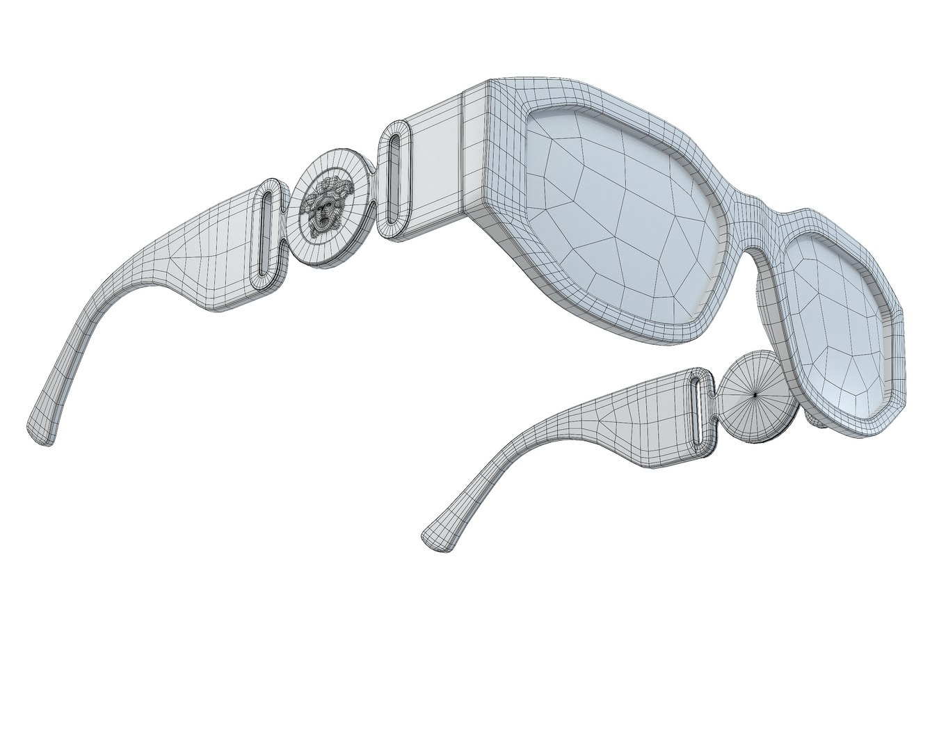 Medusa Biggie Sunglasses 3D Model - TurboSquid 2007122
