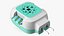 Mosquito Repellent with Tablets Green 3D model