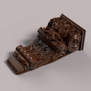 3D carved corbel cnc