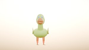 3D Duck Rigged