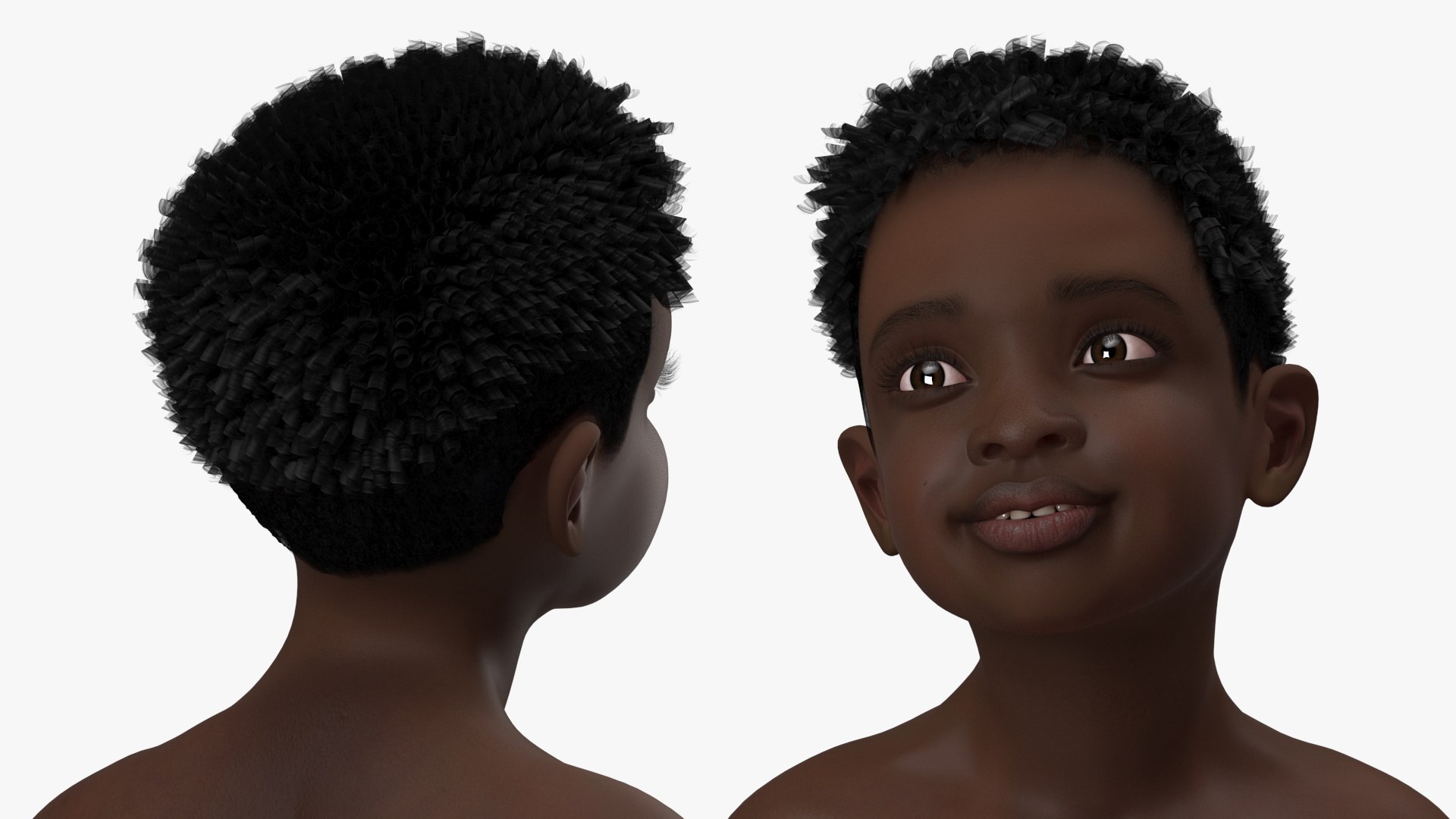 Black Child Boy With Ball Beach Style model - TurboSquid 1948087