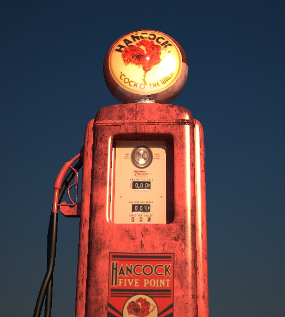 Hancock Point Gasoline 3d Model