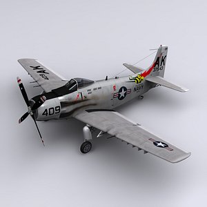 A-1H (AD-6) Skyraider - USS INTREPID