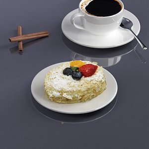 3D model scanned food