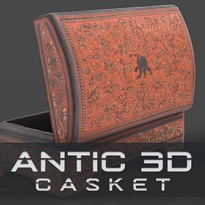3D Casket made of resin