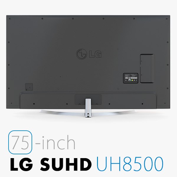 3d model lg tv uhd