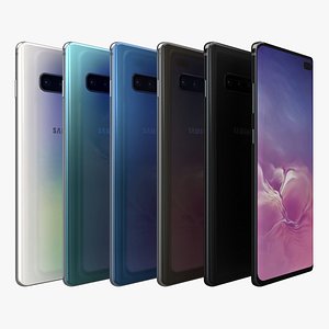 3D samsung galaxy s10 color