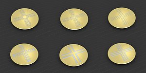 medallions vol 11 cross 3D