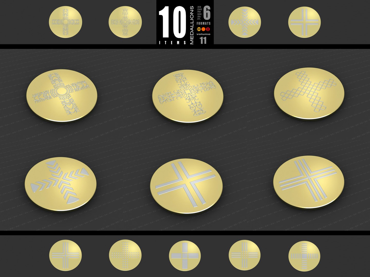 medallions vol 11 cross 3D https://p.turbosquid.com/ts-thumb/O7/UiNmnL/ajJQKrp0/00/jpg/1578166990/1920x1080/fit_q87/d02bf15aaae62719a8edee3b8b6e0fecc5fb56a4/00.jpg