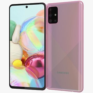 3D realistic samsung galaxy a71