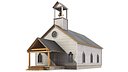 Detailed Old West Church