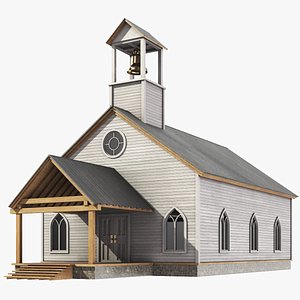 Detailed Old West Church