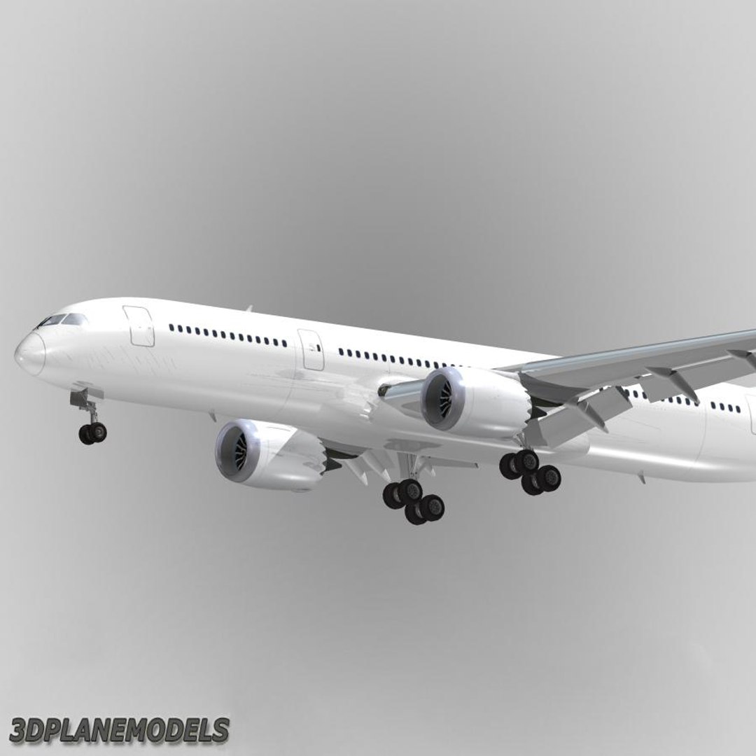 B787-9 Generic White 787-9 3ds