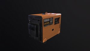 Diesel Generator 3D Model