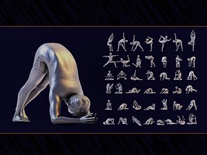 Yoga Man 04 model