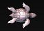 Turtle with Tiki Mask Ornament print