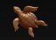 Turtle with Tiki Mask Ornament print