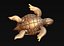 Turtle with Tiki Mask Ornament print