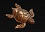 Turtle with Tiki Mask Ornament print