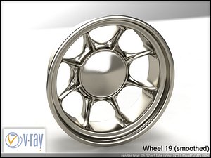 pack 51 wheels 3d model