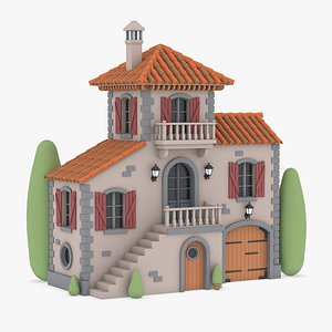 3D Provence House 04