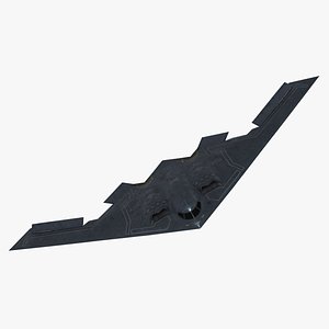 3D Long-Range Penetration Bomber Aircraft Rigged