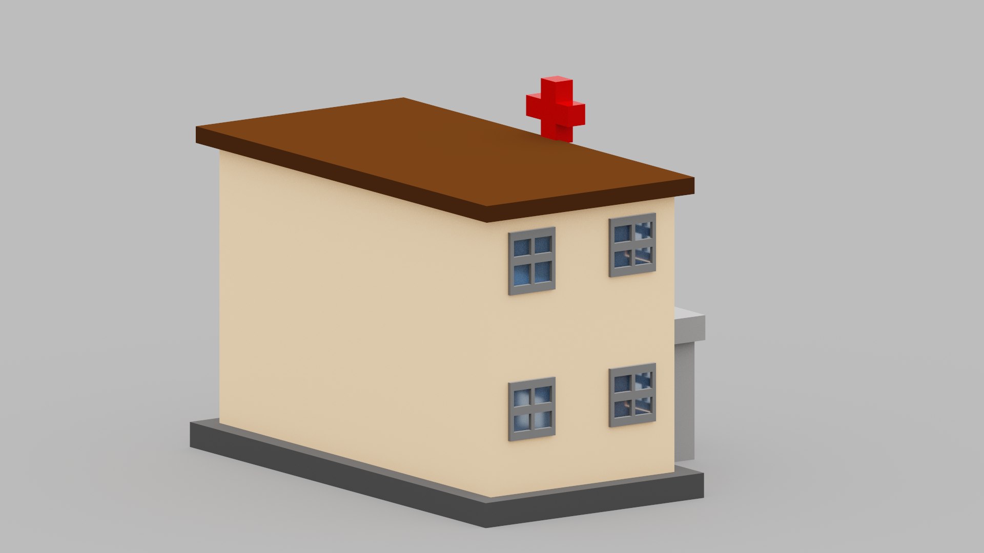 Voxel Hospital 3D model https://p.turbosquid.com/ts-thumb/O7/mNhJP8/Aa/spin202205090026440011/png/1652047808/1920x1080/fit_q87/77eef5c9819f3745c235a2ea2d01bf285f8501c4/spin202205090026440011.jpg