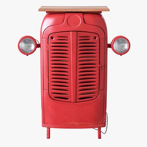 3D industrial bar metal model