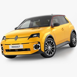 3D Renault 5 E-Tech Iconic Cinq 2025 model