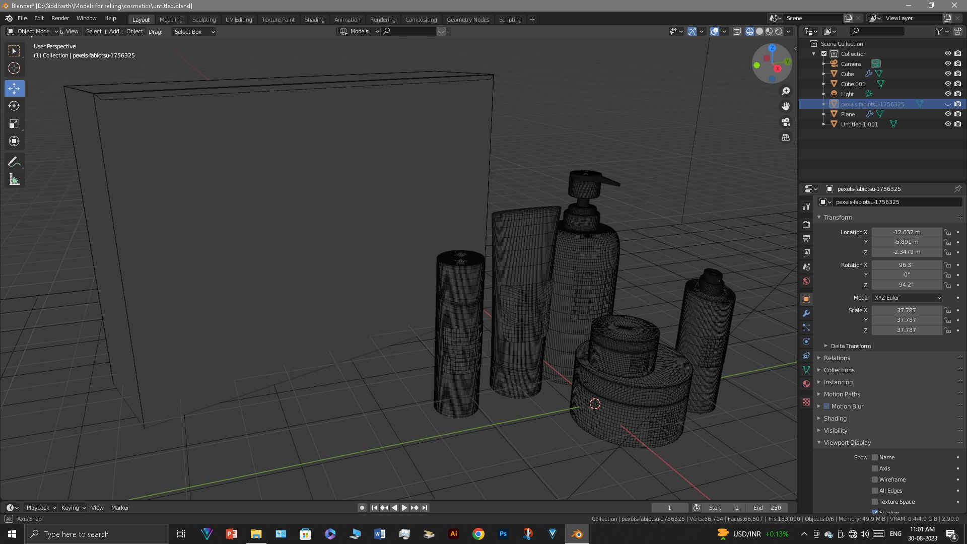 3D Model Cosmetic Packaging - TurboSquid 2179544